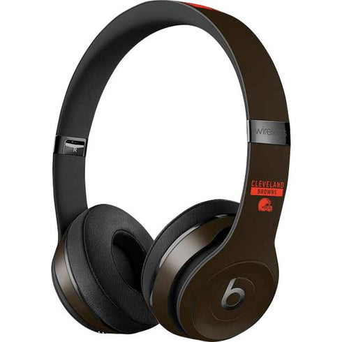 NFL Cleveland Browns Brown Performance Series Beats Solo 3 Wireless Skin